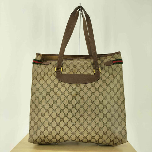グッチ GUCCI オールド GGスプリーム シェリーライン アクセコ トートバッグ OLD GGsupreme Sherryline totebag レディース