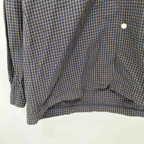 ワークノットワーク work not work Checked Open collar Shirts チェック 開襟 長袖シャツ メンズ JPN:M
