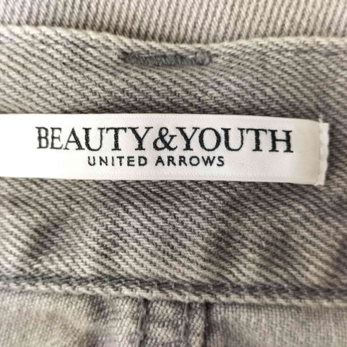ビューティーアンドユースユナイテッドアローズ BEAUTY & YOUTH UNITED ARROWS 24AW デニム ワイドストレート パンツ レディース JPN:M