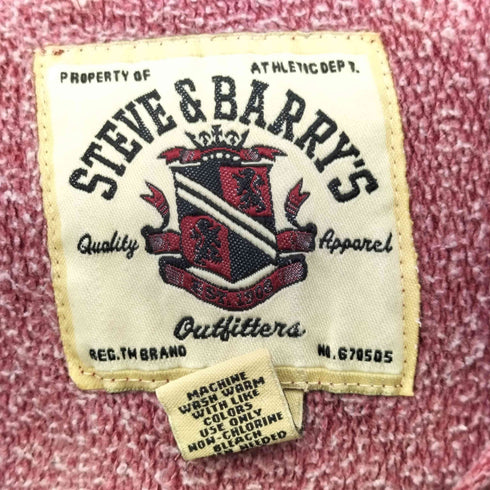 スティーブ バリース STEVE&BARRYS MINNESOTA 襟元カットオフ プルオーバーパーカー メンズ JPN:M