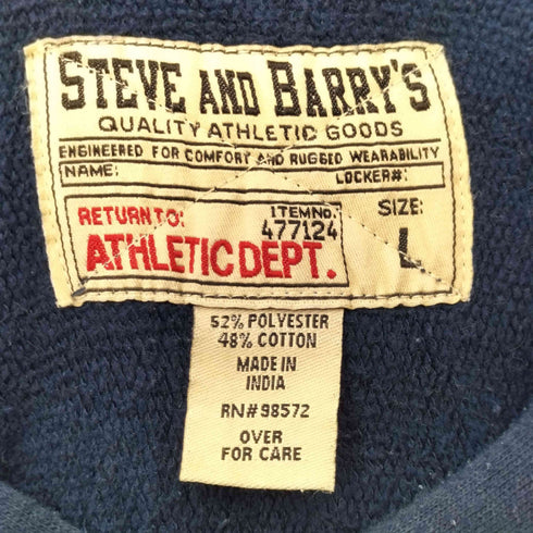 スティーブ バリース STEVE&BARRYS MICHIGAN プルオーバーパーカー メンズ JPN:L