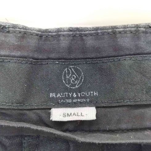 ビューティーアンドユースユナイテッドアローズ BEAUTY & YOUTH UNITED ARROWS コットンリネン クロップド パンツ メンズ JPN:S