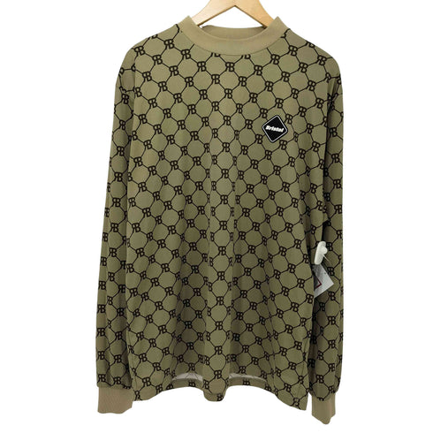 エフシーレアルブリストル F.C.Real Bristol 23AW MONOGRAM L/S BAGGY TOP モノグラム バギー トップ 長袖 カットソー ロンT メンズ JPN:M