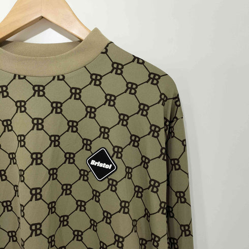 エフシーレアルブリストル F.C.Real Bristol 23AW MONOGRAM L/S BAGGY TOP モノグラム バギー トップ 長袖 カットソー ロンT メンズ JPN:M