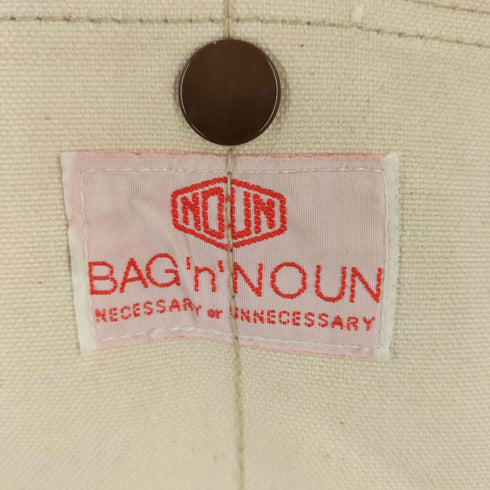 バッグンナウン BAG'n' NOUN JOINER 'M/NATURAL' キャンバスバッグ レディース