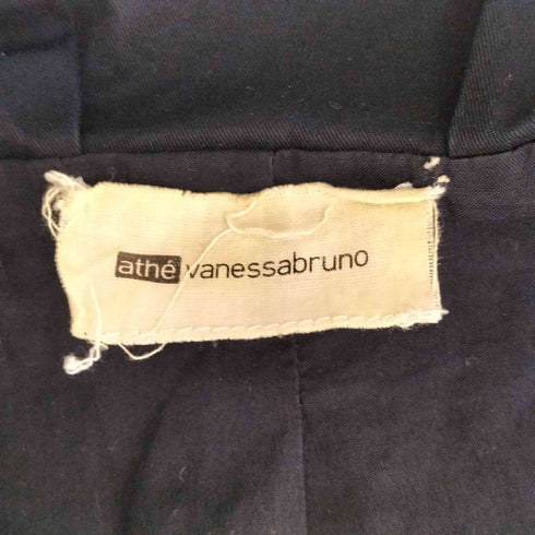 ATHE VANESSABRUNO ギャザー ジップアップ コクーンジャケット レディース