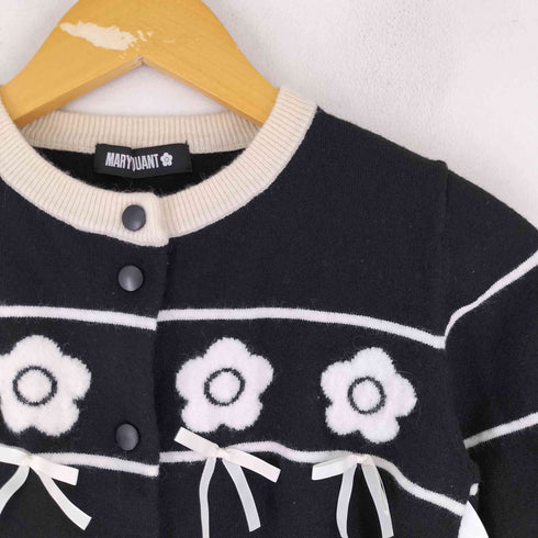 マリークワント MARY QUANT リボンデイジーコンパクト カーディガン レディース JPN:M