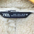 ザラ ZARA ムートン ダブルフェイス クロップド ベスト レディース import:S