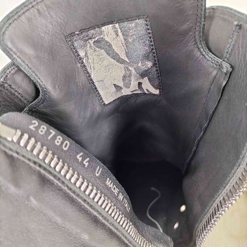 リックオウエンス RICK OWENS Ramones Sneaks ラモーンズ スニークス レザー ハイカットスニーカー メンズ 44