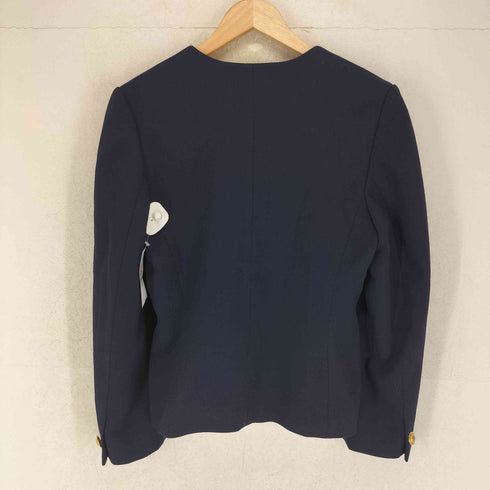 KIMIJIMA BOUTIQUE キミジマブティック アシンメトリー 金ボタン ノーカラー ジャケット elegance レディース 9