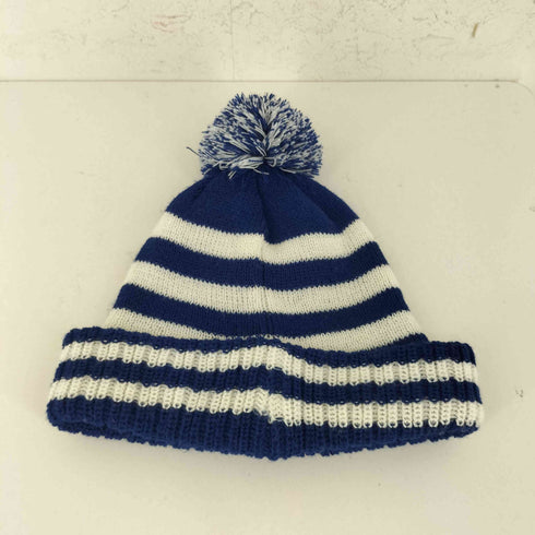 インフィルダーデザイン INFIELDER DESIGN アクリル ボーダー ボンボン ニット帽 メンズ