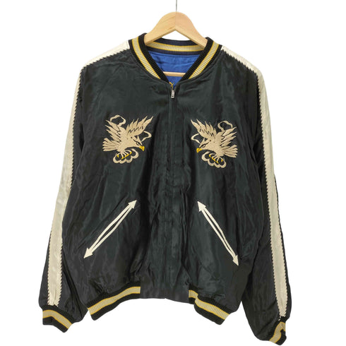 テイラートウヨウ TAILOR TOYO テーラー東洋 Lot No. TT15491-119 Mid 1950s Style Acetate Souvenir Jacket WHITE EAGLE × GOLD DRAGON メンズ JPN:XL