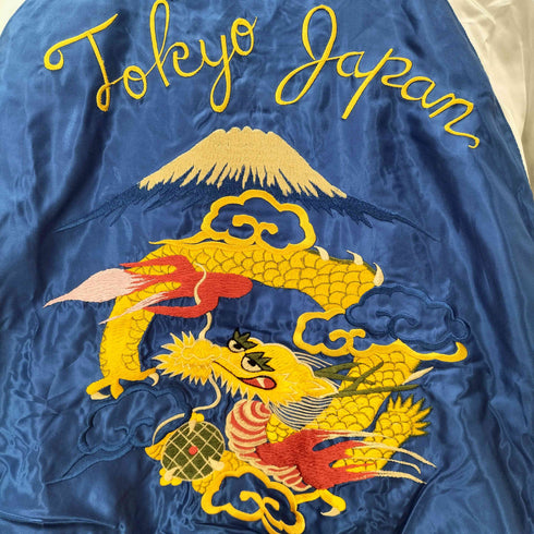 テイラートウヨウ TAILOR TOYO テーラー東洋 Lot No. TT15491-119 Mid 1950s Style Acetate Souvenir Jacket WHITE EAGLE × GOLD DRAGON メンズ JPN:XL