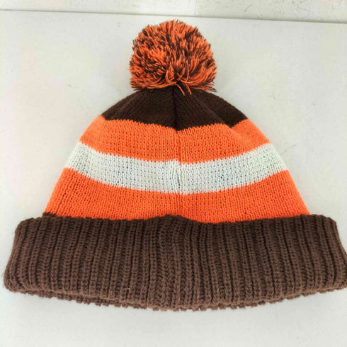 インフィルダーデザイン INFIELDER DESIGN アクリル ボーダー ボンボン ニット帽 メンズ