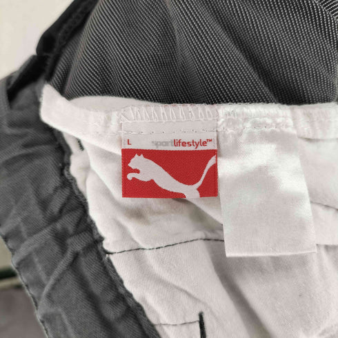 プーマ PUMA ロゴ 刺繍 カーゴパンツ Y2K メンズ L