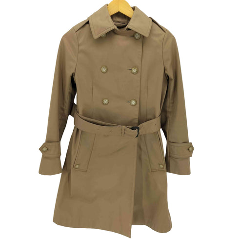 トラディショナルウェザーウェア Traditional Weatherwear ライナー付き ダブルブレスト コットン トレンチコート レディース DE:32