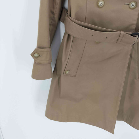 トラディショナルウェザーウェア Traditional Weatherwear ライナー付き ダブルブレスト コットン トレンチコート レディース DE:32