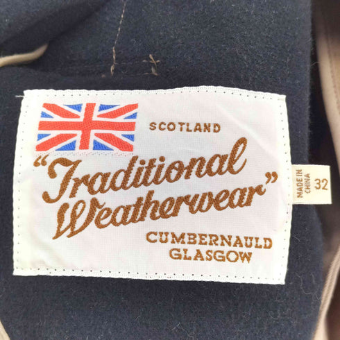 トラディショナルウェザーウェア Traditional Weatherwear ライナー付き ダブルブレスト コットン トレンチコート レディース DE:32
