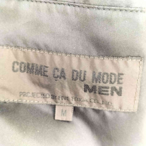 コムサデモードメン COMME CA DU MODE MEN コットン ポリ ベロア テーラード ジャケット メンズ M