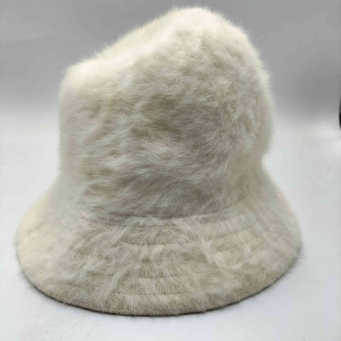 カンゴール KANGOL アンゴラ混 ロゴ刺繍 バケットハット レディース L