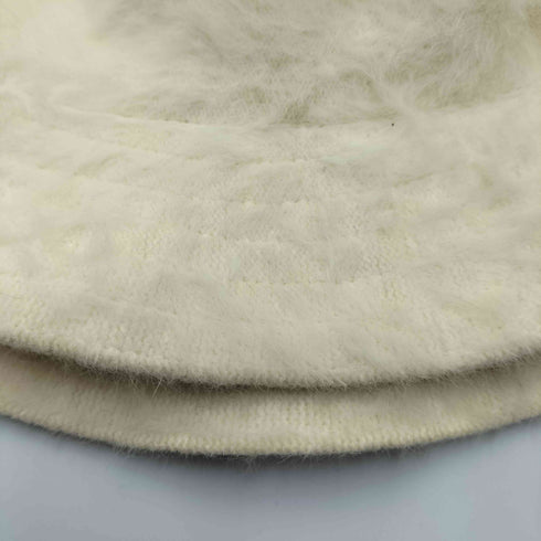 カンゴール KANGOL アンゴラ混 ロゴ刺繍 バケットハット レディース L