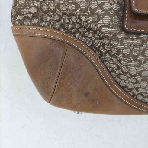 コーチ COACH ミニシグネチャー ハンドバッグ mini signature handbag レディース