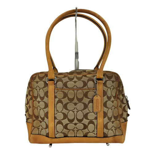 コーチ COACH シグネチャー ハンドバッグ signature handbag レディース