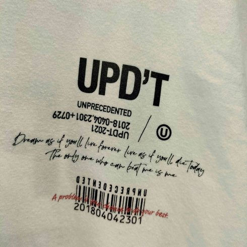 UPD’T BARCODE T-SHIRT バーコード Tシャツ メンズ