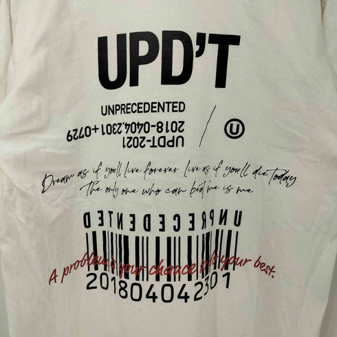 UPD’T BARCODE T-SHIRT バーコード Tシャツ メンズ