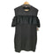 エムエムシックスメゾンマルジェラ MM6 Maison Margiela 20SS Ruffled drop detail cold shoulder dress ラッフルド ドロップ ディテール コールド ショルダー ドレス レディース import:S