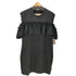 エムエムシックスメゾンマルジェラ MM6 Maison Margiela 20SS Ruffled drop detail cold shoulder dress ラッフルド ドロップ ディテール コールド ショルダー ドレス レディース import:S