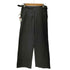 エンポリオアルマーニ EMPORIO ARMANI 90~00s MADE IN ITALY イタリア製 コットン ストレート ワイド パンツ LAMPOジップ シンチバック レディース EUR:40-42