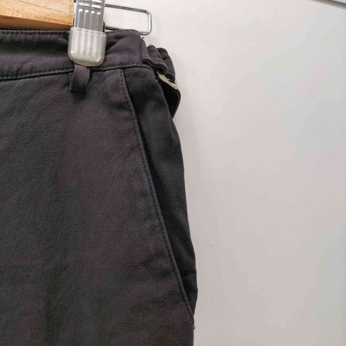 エンポリオアルマーニ EMPORIO ARMANI 90~00s MADE IN ITALY イタリア製 コットン ストレート ワイド パンツ LAMPOジップ シンチバック レディース EUR:40-42
