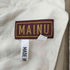 MAINU マイヌ サイドライン コットン ナイロン タック ワイド パンツ メンズ JPN:1