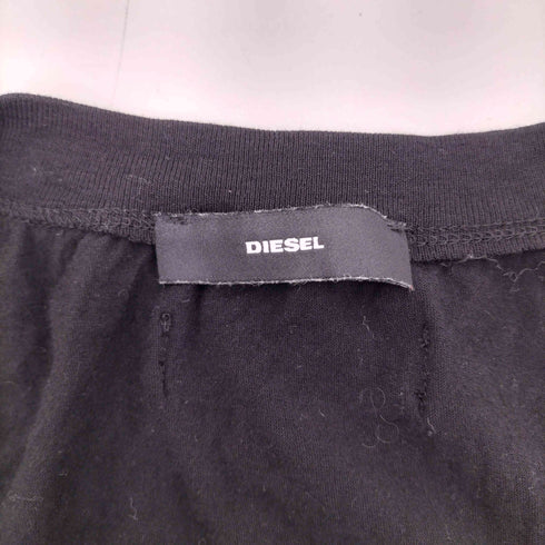 ディーゼル DIESEL D-SLOAN ノースリーブ カットオフ ワンピース Vネック レディース import:XS