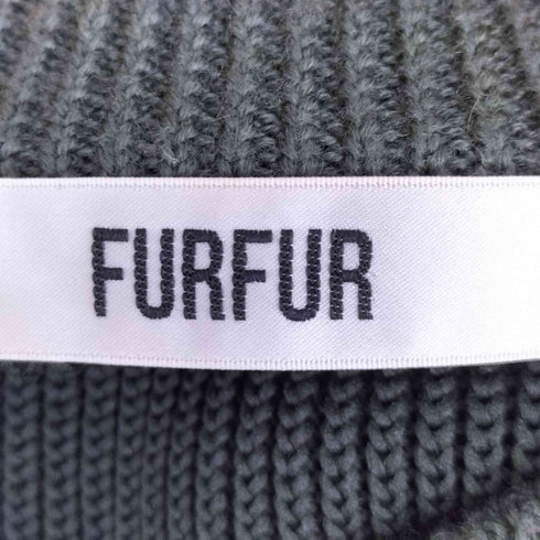 ファーファー furfur レースアップセーター レディース FREE