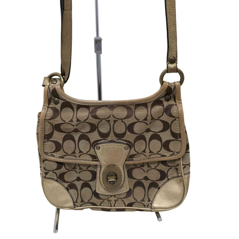 コーチ COACH シグネチャー ターンロック ショルダーバッグ レディース