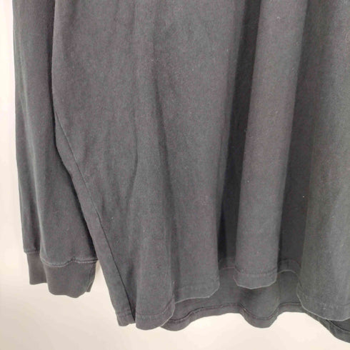 Aphlotus ヘムラウンド ヘンリーネック LS カットソー 長袖Tシャツ メンズ JPN:M