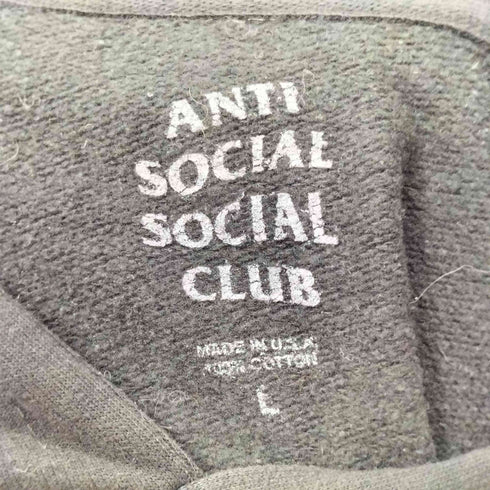アンチソーシャルソーシャルクラブ ANTI SOCIAL SOCIAL CLUB MADE IN USA ロゴプリント プルオーバーパーカー メンズ JPN:L