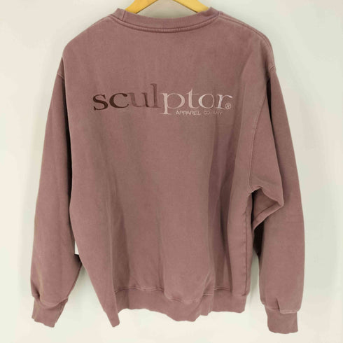 スカルプター SCULPTOR 裏起毛 ロゴ刺繍 スウェット メンズ import:M