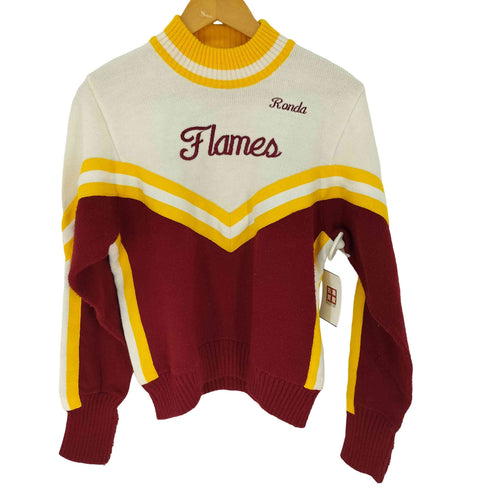 CHEERLEADER SUPPLY CO.INC. MADE IN USA チアリーダー アクリル ニットセーター レディース