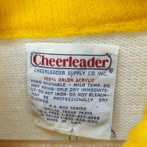 CHEERLEADER SUPPLY CO.INC. MADE IN USA チアリーダー アクリル ニットセーター レディース