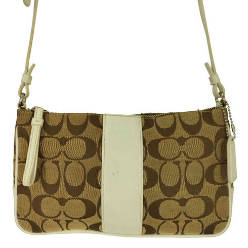 コーチ COACH シグネチャー スリム デミ ジップ ショルダーバッグ signature slim demi zip shoulder bag レディース