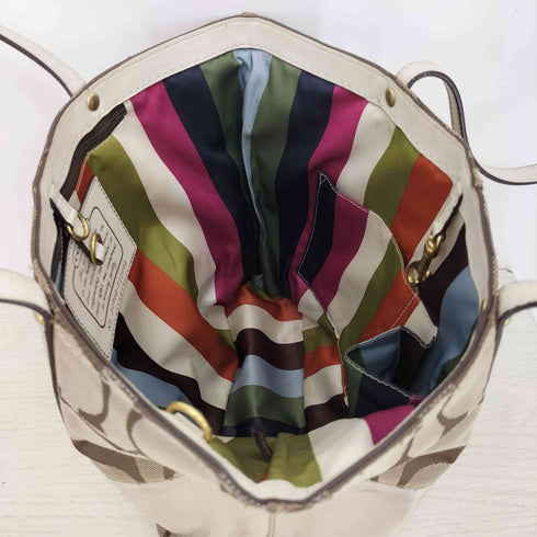 コーチ COACH シグネチャー トートバッグ signature totebag レディース
