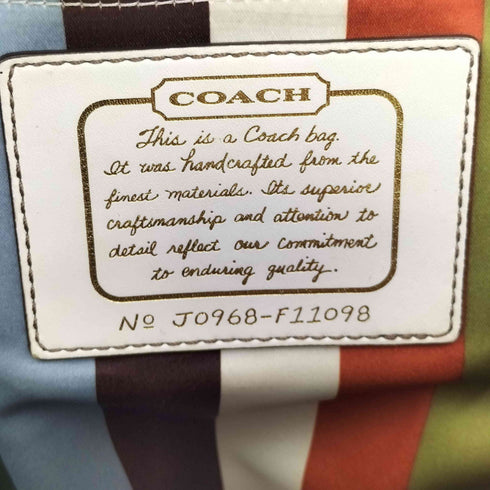 コーチ COACH シグネチャー トートバッグ signature totebag レディース