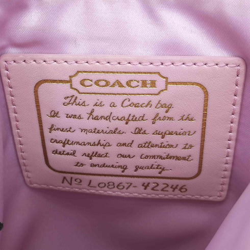 コーチ COACH シグネチャー ショルダーバッグ signature shoulderbag レディース