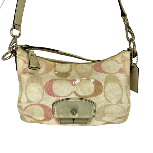 コーチ COACH 2WAY シグネチャー スパンコール ショルダーバッグ ハンドバッグ signature sequins shoulderbag handbag レディース