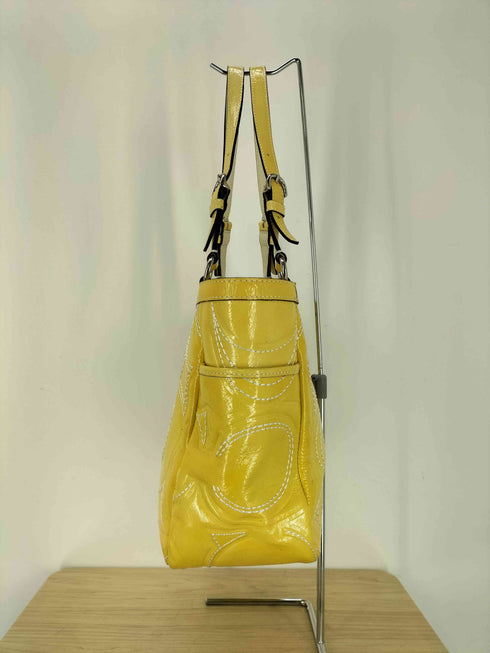 コーチ COACH ギャラリーステッチ パテントレザー トートバッグ ハンドバッグ gallerystitch patentleather totebag handbag レディース