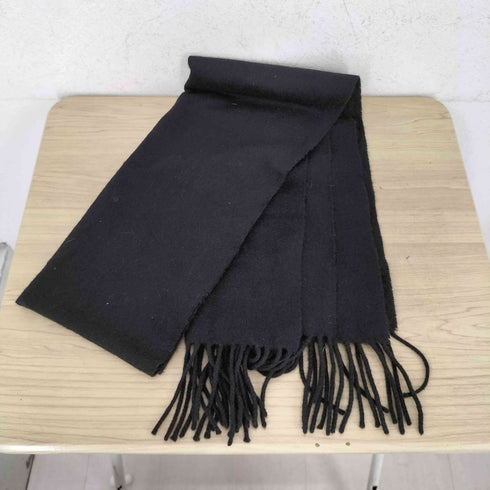 ユニクロ UNIQLO CASHMERE カシミヤ100% フリンジ マフラー レディース