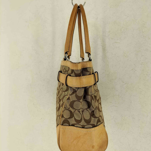 コーチ COACH シグネチャー ハンプトンズ トートバッグ ハンドバッグ signature hamptons totebag handbag レディース